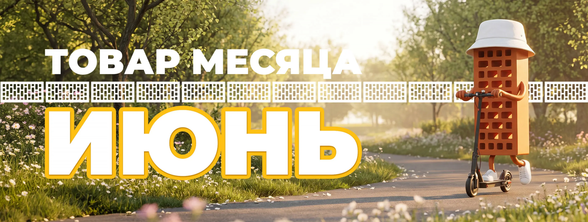 Товар месяца! Скидки на кирпич